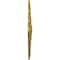 Ekena Millwork Ashford Ceiling Medallion, Hand-Painted Pharaohs Gold, 42 3/4"W x 28 7/8"H x 1"P CM42X28ASPGS - alternate 4